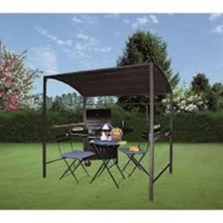Merkloos Barbecue Overkapping Afm. 233 X 145 Cm Zwart -Meubel Verkoop 1200x1200 508