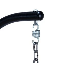 Merkloos Hangstoel Norway - Zwart Wicker & Touw Luxe Egg Hangstoel Met Dikke Antraciete Kussens Met Frame - Inklapbare Basket -Meubel Verkoop 1200x1200 51