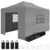 LifeGoods Partytent - 3x4.5 M - Zijwanden - Easy Up - Opvouwbaar - Waterdicht - Draagtas Met Wieltjes - Donkergrijs -Meubel Verkoop 1200x1200 514