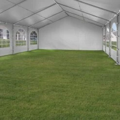 Hoogwaardige Partytent 3x6 M Van 240 G/m² PE Zeil Tuintent Feesttent Waterdicht In Wit 16 Hoogwaardige Partytent 3x6 M Van 240 G/m² PE Zeil Tuintent Feesttent Waterdicht In Wit -Meubel Verkoop 1200x1200 549