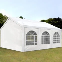 Hoogwaardige Partytent 3x6 M Van 240 G/m² PE Zeil Tuintent Feesttent Waterdicht In Wit 17 Hoogwaardige Partytent 3x6 M Van 240 G/m² PE Zeil Tuintent Feesttent Waterdicht In Wit -Meubel Verkoop 1200x1200 550