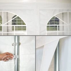 Hoogwaardige Partytent 3x6 M Van 240 G/m² PE Zeil Tuintent Feesttent Waterdicht In Wit 19 Hoogwaardige Partytent 3x6 M Van 240 G/m² PE Zeil Tuintent Feesttent Waterdicht In Wit -Meubel Verkoop 1200x1200 552