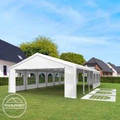 Hoogwaardige Partytent 3x6 M Van 240 G/m² PE Zeil Tuintent Feesttent Waterdicht In Wit 20 Hoogwaardige Partytent 3x6 M Van 240 G/m² PE Zeil Tuintent Feesttent Waterdicht In Wit -Meubel Verkoop 1200x1200 553
