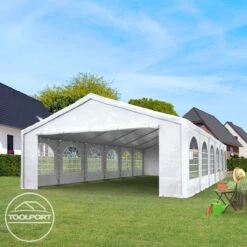 Hoogwaardige Partytent 3x6 M Van 240 G/m² PE Zeil Tuintent Feesttent Waterdicht In Wit 22 Hoogwaardige Partytent 3x6 M Van 240 G/m² PE Zeil Tuintent Feesttent Waterdicht In Wit -Meubel Verkoop 1200x1200 555