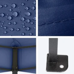 LifeGoods Partytent - 3x4.5 M - Zijwanden - Easy Up - Opvouwbaar - Waterdicht - Draagtas Met Wieltjes - Donkerblauw -Meubel Verkoop 1200x1200 562