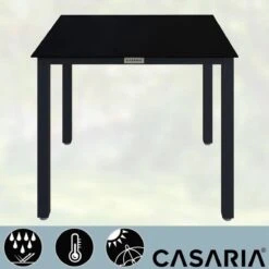 Casaria – Tuintafel – Aluminium – 90x90x75cm –Antraciet -Meubel Verkoop 1200x1200 610