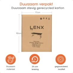 Lenx Klaptafel - Inklapbare Tafel - Opvouwbare Tuintafel - Vouwtafel - Inclusief Handvat En 2 Tafelkleden - 180x75x74cm - 6 Tot 8 Personen 19 Lenx Klaptafel - Inklapbare Tafel - Opvouwbare Tuintafel - Vouwtafel - Inclusief Handvat En 2 Tafelkleden - 180x75x74cm - 6 Tot 8 Personen -Meubel Verkoop 1200x1200 617