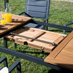 NATERIAL - Uitschuifbare Tuintafel ORIS - Uitschuifbare Tafel Voor 6 Tot 8 Personen - 180-240x100 Cm - Aluminium - Hout Eucalyptus 15 NATERIAL - Uitschuifbare Tuintafel ORIS - Uitschuifbare Tafel Voor 6 Tot 8 Personen - 180-240x100 Cm - Aluminium - Hout Eucalyptus -Meubel Verkoop 1200x1200 661