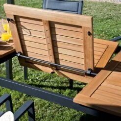 NATERIAL - Uitschuifbare Tuintafel ORIS - Uitschuifbare Tafel Voor 6 Tot 8 Personen - 180-240x100 Cm - Aluminium - Hout Eucalyptus 16 NATERIAL - Uitschuifbare Tuintafel ORIS - Uitschuifbare Tafel Voor 6 Tot 8 Personen - 180-240x100 Cm - Aluminium - Hout Eucalyptus -Meubel Verkoop 1200x1200 662