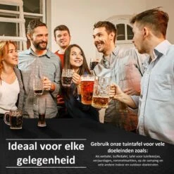 Sens Design Tuintafel Kunststof - Campingtafel Inklapbaar - Rotan-Look -Meubel Verkoop 1200x1200 666