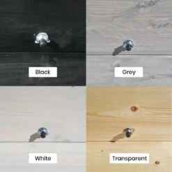 GoudmetHout Inklapbare Balkontafel - Balkonbar - Balkon Tafel - 99 Cm - Hout - Transparant Wash - Reling Smal -Meubel Verkoop 1200x1200 679