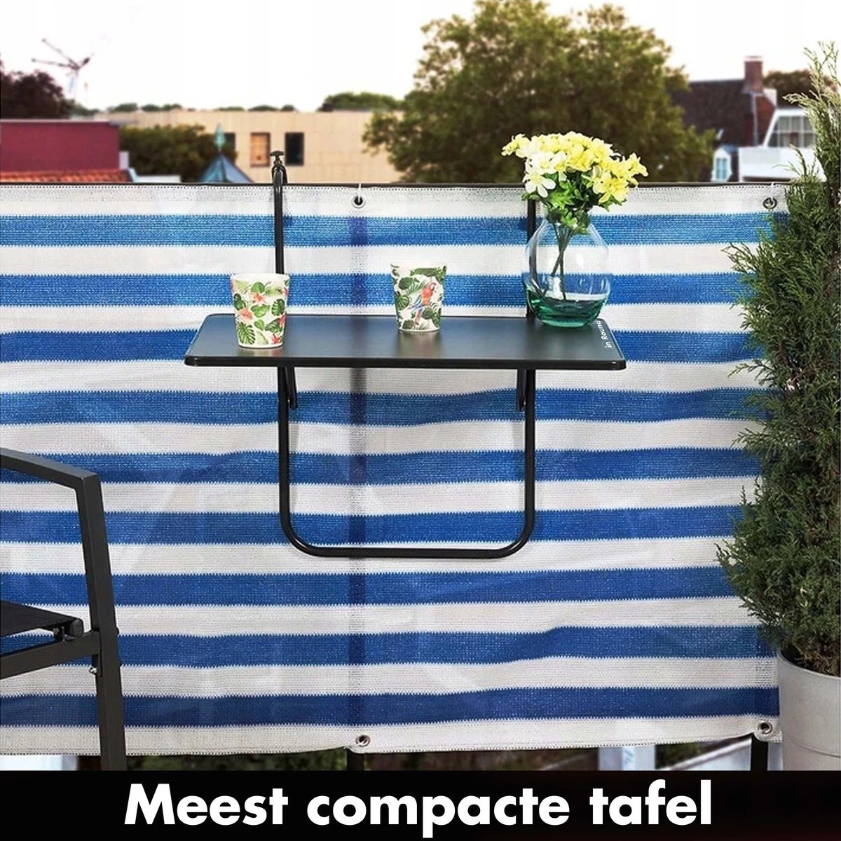 Balkontafel Inklapbaar – Zwart – 60 X 60 X 70 Cm – Hout Balkontafeltje Hangend Balkonbar Balkontafels Opklapbaar Hangtafel Balcony Table – Ophangbaar Voor Aan Het Balkon – Vouwtafel Wandtafel Inklapbare Tafel – Bijzettafel – Buiten Tafeltje Klaptafel 10 Balkontafel Inklapbaar – Zwart – 60 X 60 X 70 Cm – Hout Balkontafeltje Hangend Balkonbar Balkontafels Opklapbaar Hangtafel Balcony Table – Ophangbaar Voor Aan Het Balkon – Vouwtafel Wandtafel Inklapbare Tafel – Bijzettafel – Buiten Tafeltje Klaptafel - Afbeelding 8