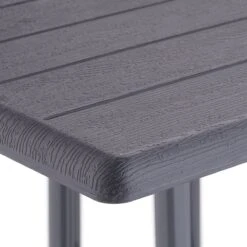 Relaxdays Tuintafel Vierkant - Buitentafel - Kleine Eettafel Tuin - Balkontafel Kunststof -Meubel Verkoop 1200x1200 686