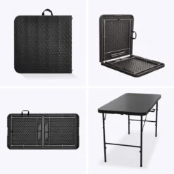 LifeGoods Klaptafel - Inklapbaar - 120 Cm - 4 Personen - Zwart 20 LifeGoods Klaptafel - Inklapbaar - 120 Cm - 4 Personen - Zwart -Meubel Verkoop 1200x1200 711