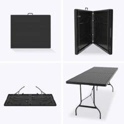 LifeGoods Klaptafel - Inklapbaar - 180 Cm - 6 Tot 8 Personen - Zwart -Meubel Verkoop 1200x1200 726