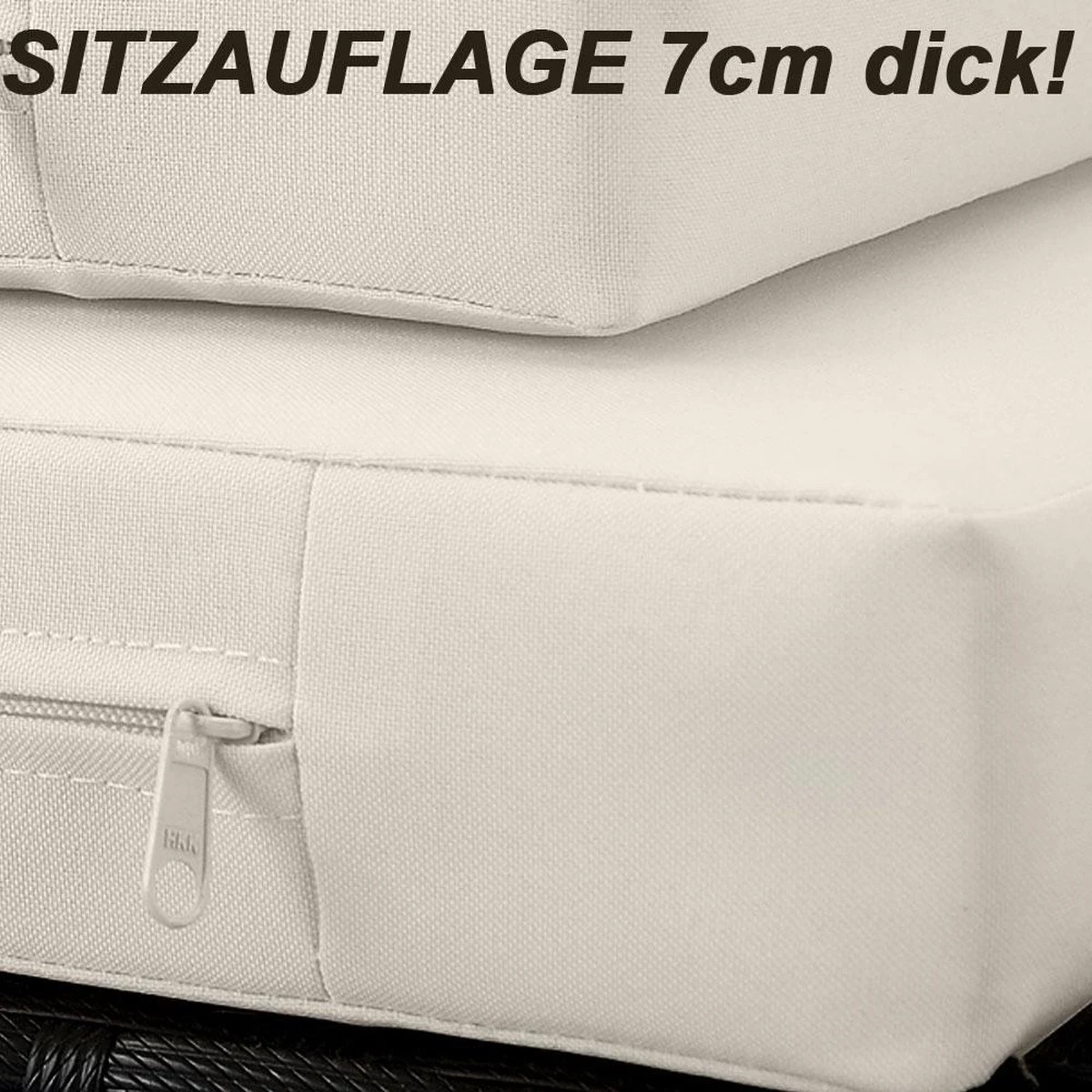 Casaria Polyrattan Zonne-Eiland Ø185cm – Incl. Kussens - Zwart Crème 18 Casaria Polyrattan Zonne-Eiland Ø185cm – Incl. Kussens - Zwart Crème - Afbeelding 16