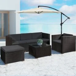 Polyrotan Loungeset Punta Cana L - Zwart -Meubel Verkoop 1200x1200 790