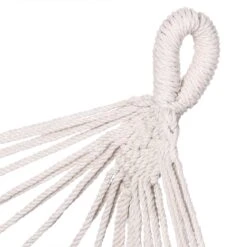 Detex Hangmat Met Franjes - 320x150cm – Belastbaar Tot 300kg Beige -Meubel Verkoop 1200x1200 813