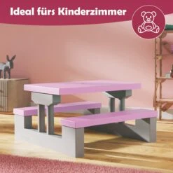 Spielwerk Kinder Tuinset – Incl. Parasol UV-bescherming - Roze Grijs -Meubel Verkoop 1200x1200 831