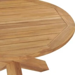 VidaXL Tuintafel Ø110x75 Cm Massief Teakhout -Meubel Verkoop 1200x1200 888