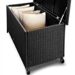 Casaria Wicker Opbergbox - Waterdicht 121,5cm Met Wielen - Grijs 13 Casaria Wicker Opbergbox - Waterdicht 121,5cm Met Wielen - Grijs -Meubel Verkoop 1200x1200 910