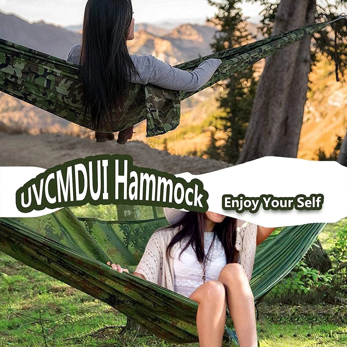 IBright Hangmat XXL - Complete Set – Incl. Karabijnhaken En Riemen - Tot 200 Kg - 270x140cm - Leger Groen 7 IBright Hangmat XXL - Complete Set – Incl. Karabijnhaken En Riemen - Tot 200 Kg - 270x140cm - Leger Groen - Afbeelding 5