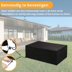 Beschermhoes Tuinmeubelen - Tuintafel - Loungeset - Tuinset - 213x132x74 Cm -Meubel Verkoop 1200x1200 939