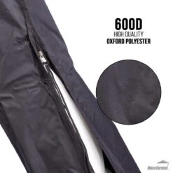 MaxxGarden Parasolhoes - Afdekhoes Voor Zweefparasol - Beschermhoes - 200-400 Cm - Met Rits En Trekkoord - Zwart -Meubel Verkoop 1200x1200 947