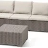 Allibert California Loungeset - 5 Personen - Cappuccino -Meubel Verkoop 1200x376 1
