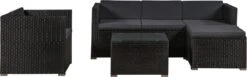 Polyrotan Loungeset Punta Cana L - Zwart -Meubel Verkoop 1200x376