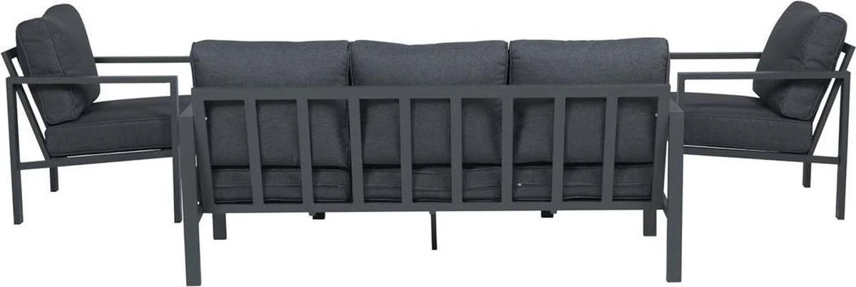 Garden Impressions Durban Loungeset - 4-delig - Zwart 22 Garden Impressions Durban Loungeset - 4-delig - Zwart - Afbeelding 20