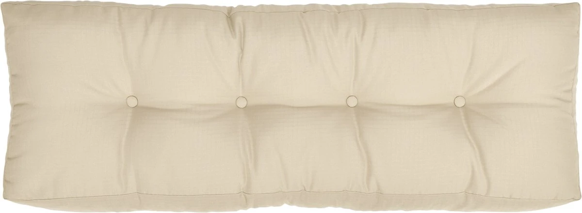 Beautissu Elements – Palletkussen 120x40cm - Rugkussen Natuur In Matraskussen Kwaliteit 4 Beautissu Elements – Palletkussen 120x40cm - Rugkussen Natuur In Matraskussen Kwaliteit - Afbeelding 2