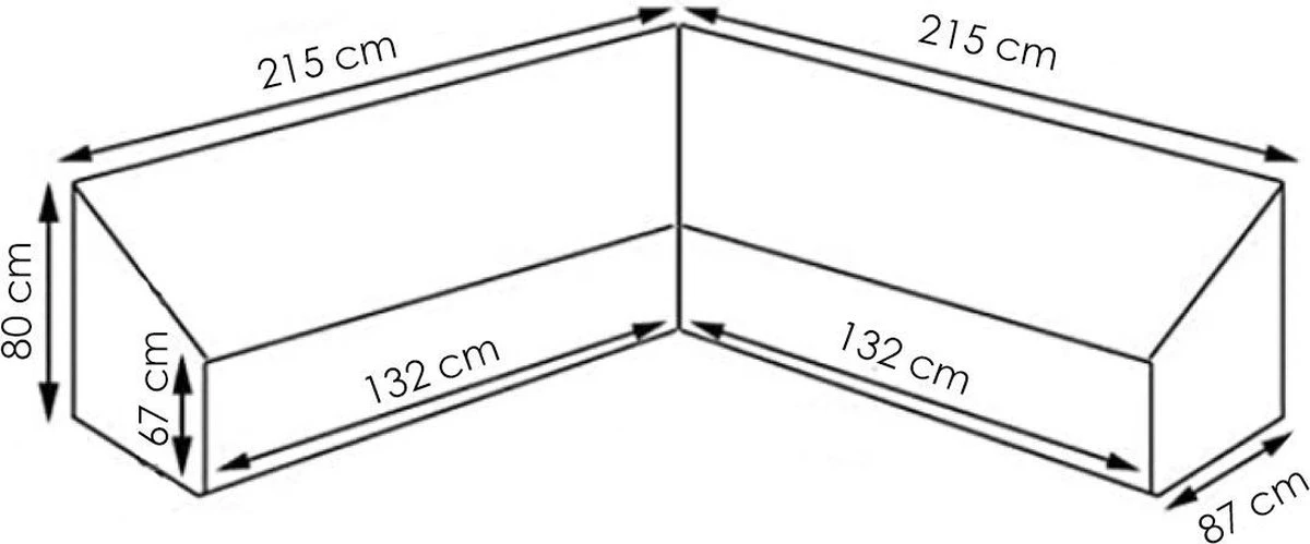 Merkloos Beschermhoes Voor Lounge Set - 215x87x80cm - Zwart - Tuin Set Beschermer - Afdekhoes Voor Lounge Bank - De Ideale Bescherming Voor Je Tuinmeubelen 4 Merkloos Beschermhoes Voor Lounge Set - 215x87x80cm - Zwart - Tuin Set Beschermer - Afdekhoes Voor Lounge Bank - De Ideale Bescherming Voor Je Tuinmeubelen - Afbeelding 2