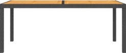 VidaXL Tuintafel 150x90x75 Cm Poly Rattan En Acaciahout Zwart 11 VidaXL Tuintafel 150x90x75 Cm Poly Rattan En Acaciahout Zwart -Meubel Verkoop 1200x509