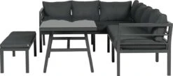 Blakes Lounge Diningset - 4 Delig - Donker Grijs -Meubel Verkoop 1200x528