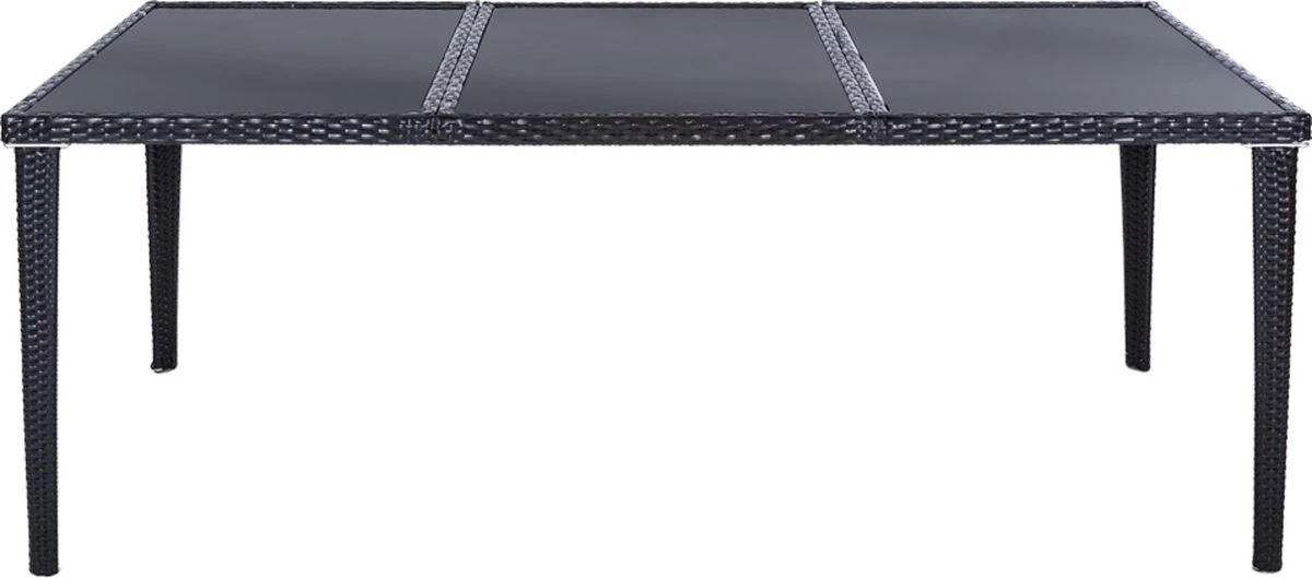 Tectake - Tuinmeubelset - 8 Persoons - Zwart 8 Tectake - Tuinmeubelset - 8 Persoons - Zwart - Afbeelding 6