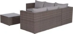 Garden Impressions Montana Loungeset - 4-delig - Bruin -Meubel Verkoop 1200x555