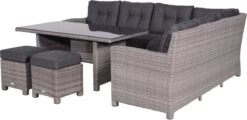 Garden Impressions Blue Bird Dining Loungeset 5-delig - Rechts - Bruin/antraciet -Meubel Verkoop 1200x582