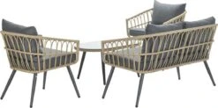 Garden Impressions Franklin Loungeset 4-delig - Wicker - Carbon Black/mystic Grey -Meubel Verkoop 1200x596 1