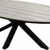 Ovale Tuintafel Cyprus 180cm | Wood | Polywood & Aluminium