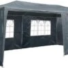 MaxxGarden Partytent - Paviljoen - 3x6m - Incl. Zijwanden - Waterdicht - Antraciet -Meubel Verkoop 1200x641