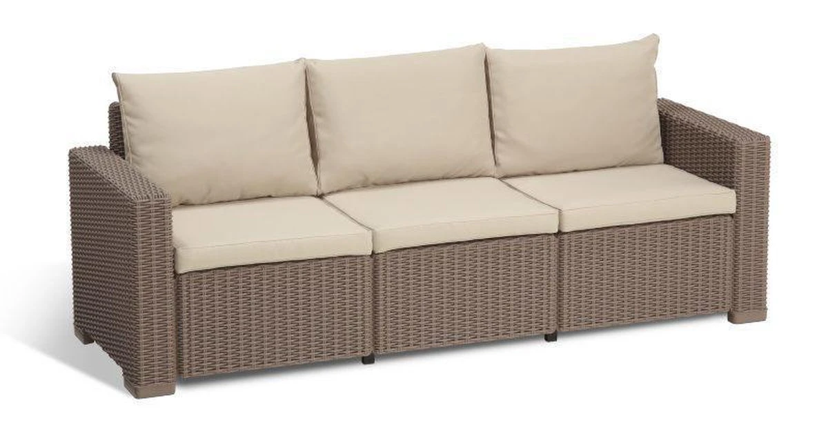 Allibert California Loungeset - 5 Personen - Cappuccino 20 Allibert California Loungeset - 5 Personen - Cappuccino - Afbeelding 18