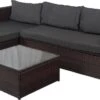 Loungebank Miko Bruin Tuin, Loungeset Buiten Wicker -Meubel Verkoop 1200x655 6