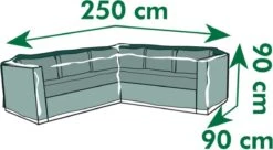 Nature - Tuinmeubelhoes - Beschermhoes Voor Loungeset L - H90 X 250 X 90cm 7 Nature - Tuinmeubelhoes - Beschermhoes Voor Loungeset L - H90 X 250 X 90cm -Meubel Verkoop 1200x660