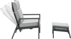 Garden Impressions Max Verstelbare Stoel + Voetenbank -Meubel Verkoop 1200x661