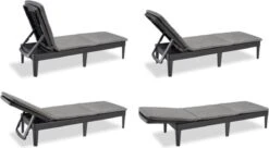 Allibert Jaipur Ligbed - 58x187,5x29 Cm - Grafiet -Meubel Verkoop 1200x663