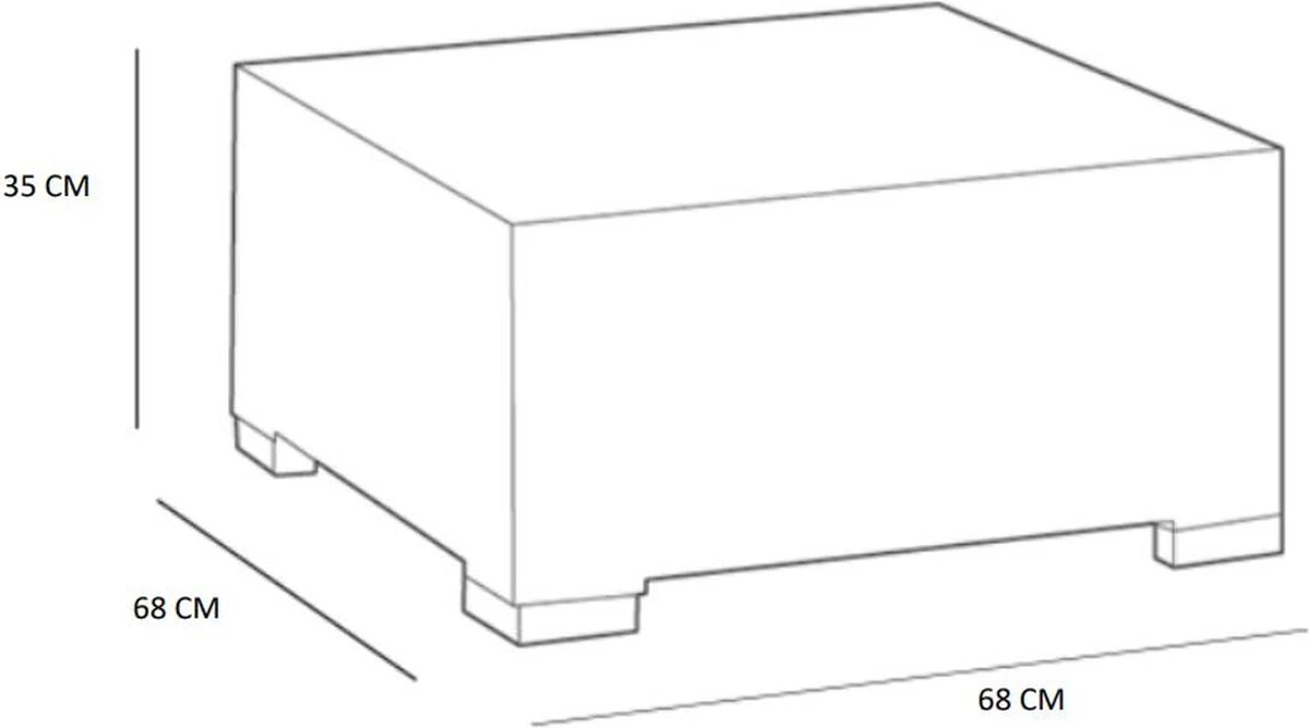 Allibert California Loungeset - 5 Personen - Cappuccino 9 Allibert California Loungeset - 5 Personen - Cappuccino - Afbeelding 7