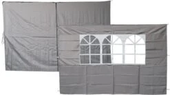 Set Van 2 Zijwanden Grijs Voor Partytenten