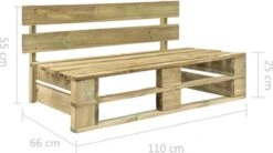 VidaXL Tuinbank Pallet Hout -Meubel Verkoop 1200x672