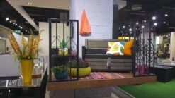 Keter - Hudson Bench Box - 2-zits Bank - Opbergbox - Hout Look & Feel - 227L - 138x63x89cm - Antraciet -Meubel Verkoop 1200x674